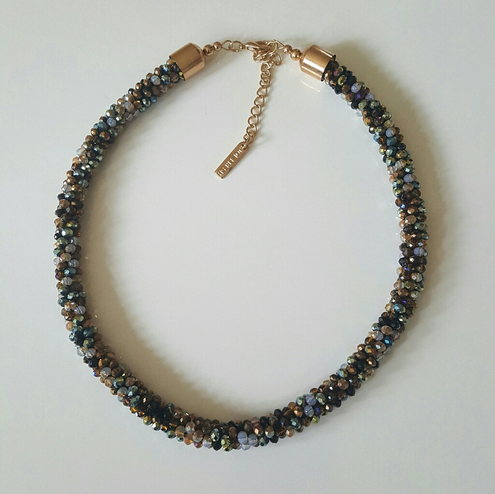 Joe Fresh Crystal Chain Necklace